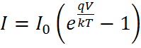 Ideal diode equation